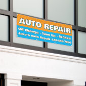Customize Auto Repair Service Brakes Oil Change 横断幕 (ビルの外側)