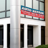 Customize Auto Repair Service Brakes Oil Change 横断幕 (ビルの外側)