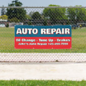Customize Auto Repair Service Brakes Oil Change 横断幕 (インサイチュ)