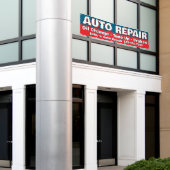 Customize Auto Repair Service Brakes Oil Change 横断幕 (ビルの外側)
