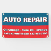 Customize Auto Repair Service Brakes Oil Change 横断幕 (横)