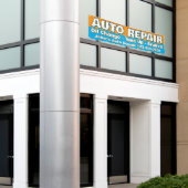 Customize Auto Repair Service Brakes Oil Change 横断幕 (ビルの外側)