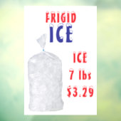 Customize Bags of Ice For Sale Weight Price ウィンドウサイン (シート3)
