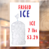 Customize Bags of Ice For Sale Weight Price ウィンドウサイン (シート2)