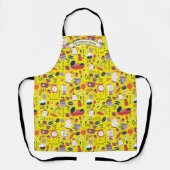 Customize Bakery Shop Kitchen Utensils Pattern  エプロン (正面)
