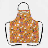 Customize Bakery Shop Kitchen Utensils Pattern  エプロン (正面)