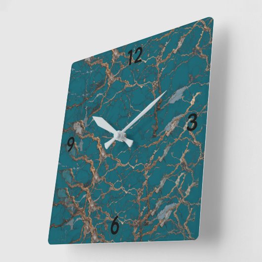 Customize beautiful wall clock  スクエア壁時計 (傾斜)