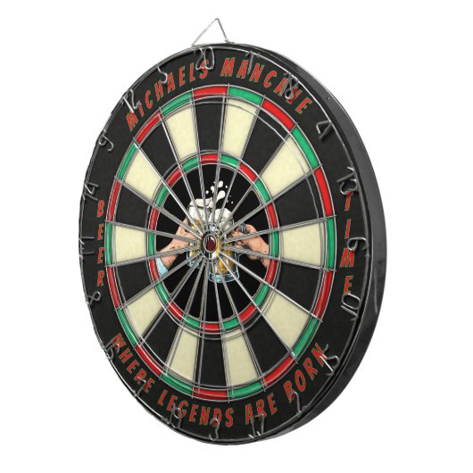 Customize Beer Themed Mancave  ダーツボード (正面右)