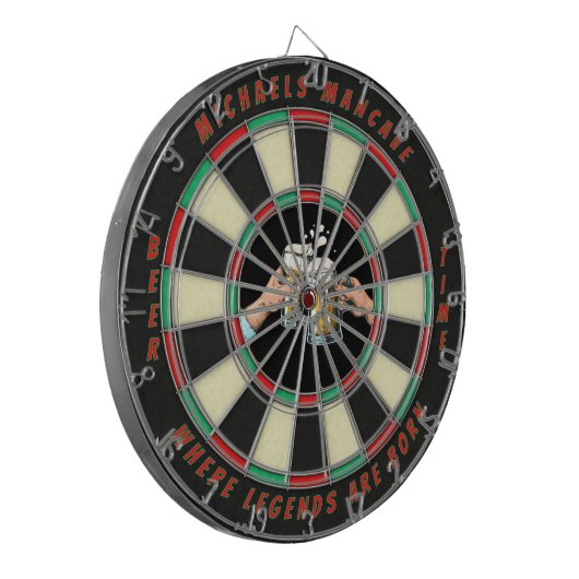 Customize Beer Themed Mancave  ダーツボード (正面左)