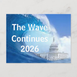 Customize Blue Wave Election 2026 ポストカード