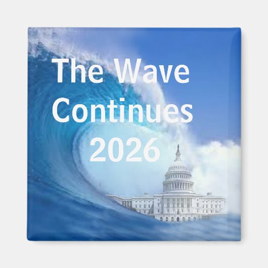 Customize Blue Wave Election 2026 マグネット (正面)