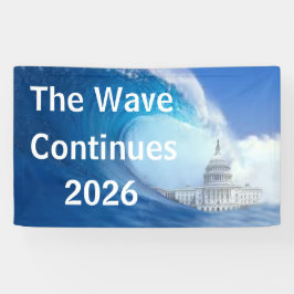 Customize Blue Wave Election 2026 横断幕