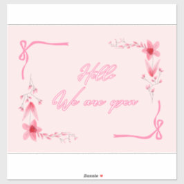 Customize Business Advertisement 2 シール