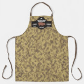 Customize Butcher Shop Brown Hog Brown Camo エプロン (正面)