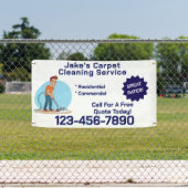 Customize Carpet Cleaning Business Promotional  横断幕 (インサイチュ)