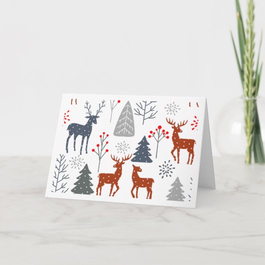 Customize Christmas Card - Scandinavian シーズンカード (正面)