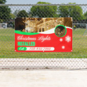 Customize Christmas Lights Decorations Installed 横断幕 (インサイチュ)