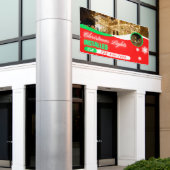 Customize Christmas Lights Decorations Installed 横断幕 (ビルの外側)