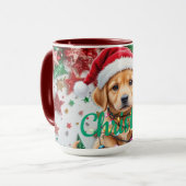 Customize Christmas mug  マグカップ (正面左)