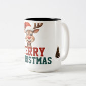 Customize Christmas mug gift ツートーンマグカップ (正面右)