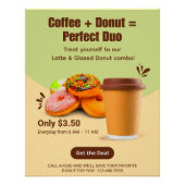 Customize Coffee And Donuts The Perfect Duo ポスター (正面)