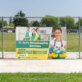 Customize Commercial Residential Cleaning Services 横断幕 (インサイチュ)