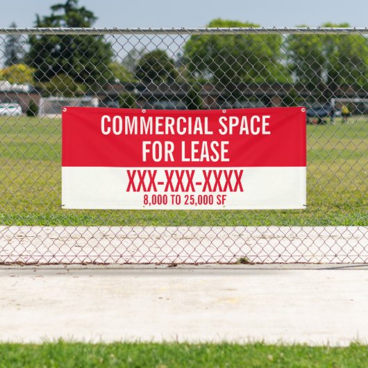 Customize Commercial Space For Lease Fence  Banner 横断幕 (インサイチュ)