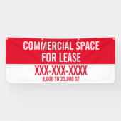 Customize Commercial Space For Lease Fence  Banner 横断幕 (横)