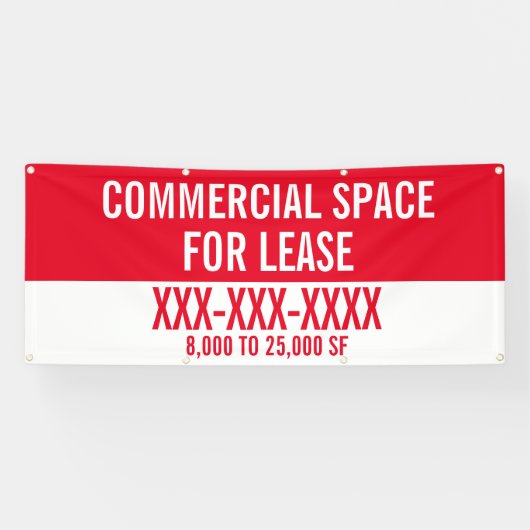 Customize Commercial Space For Lease Fence  Banner 横断幕 (横)