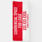 Customize Commercial Space For Lease Fence  Banner 横断幕 (縦)
