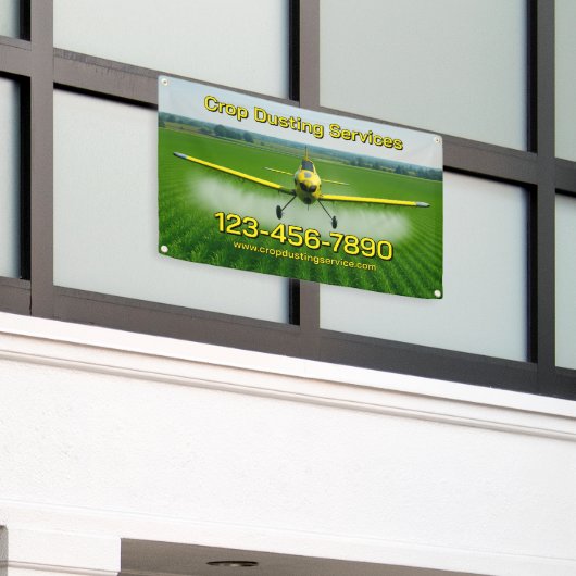 Customize Crop Dusting Services Business Fence 横断幕 (ビルの外側)
