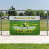 Customize Crop Dusting Services Business Fence 横断幕 (インサイチュ)