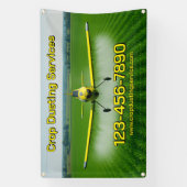 Customize Crop Dusting Services Business Fence 横断幕 (縦)