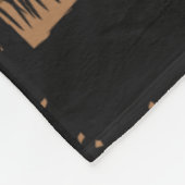 Customize Dad's Gone Fishing And Camping Again Fun フリースブランケット (角)