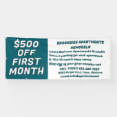 Customize Detailed Apartments For Rent $500 Off Fi 横断幕 (横)