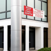 Customize Detailed Apartments For Rent $500 Off Fi 横断幕 (ビルの外側)