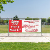 Customize Detailed Apartments For Rent $500 Off Fi 横断幕 (インサイチュ)