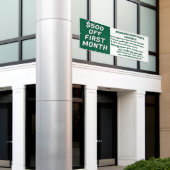 Customize Detailed Apartments For Rent $500 Off Fi 横断幕 (ビルの外側)