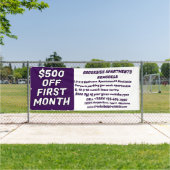 Customize Detailed Apartments For Rent $500 Off Fi 横断幕 (インサイチュ)