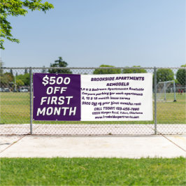 Customize Detailed Apartments For Rent $500 Off Fi 横断幕