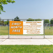 Customize Detailed Apartments For Rent First Month 横断幕 (インサイチュ)