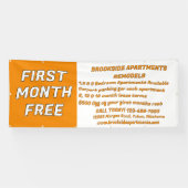 Customize Detailed Apartments For Rent First Month 横断幕 (横)