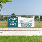 Customize Detailed Apartments For Rent First Month 横断幕 (インサイチュ)