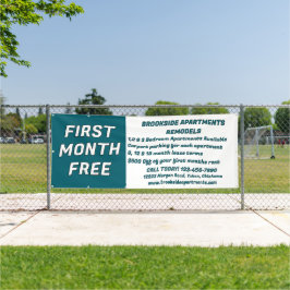 Customize Detailed Apartments For Rent First Month 横断幕