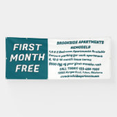 Customize Detailed Apartments For Rent First Month 横断幕 (横)