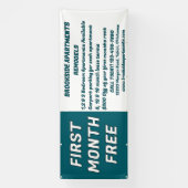 Customize Detailed Apartments For Rent First Month 横断幕 (縦)