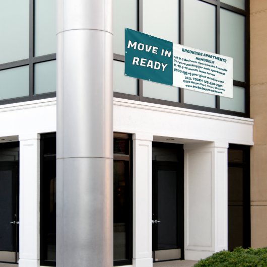 Customize Detailed Apartments For Rent Move In Rea 横断幕 (ビルの外側)