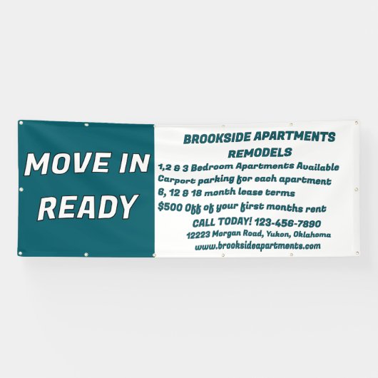 Customize Detailed Apartments For Rent Move In Rea 横断幕 (横)