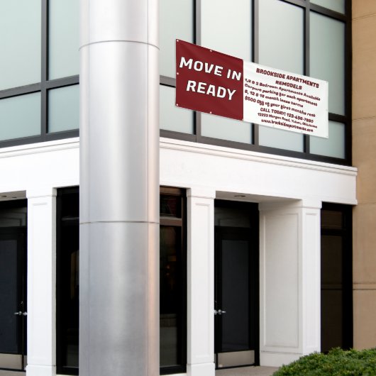 Customize Detailed Apartments For Rent Move In Rea 横断幕 (ビルの外側)