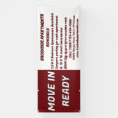 Customize Detailed Apartments For Rent Move In Rea 横断幕 (縦)